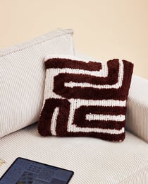 Kit Tricot Housse de coussin Kate VANILLE TU