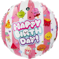Ballon Aluminium Hélium Kawaii Party   Ø45 cm