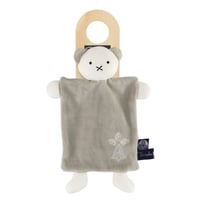 Doudou rectangulaire ours Terre de Légendes Hermine 30 cm - Maïlou Tradition