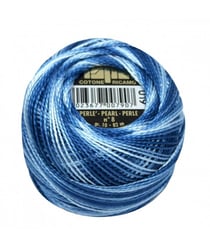 Coton perlé ISPE N°8 - 10GR - Distrifil 019 Bleu jean