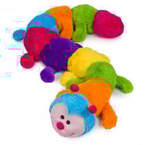 Peluche geante : 1000 pattes / chenille multicolore de 1 m 90 de long - grande peluche