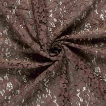 Tissu Dentelle lourde uni Taupe