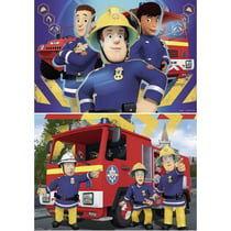2 puzzles sam le pompier : t'aide dans le besoin 24 pieces - ravensburger - 090426