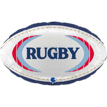 Ballon Aluminium Hélium Géant - Rugby 50 cm