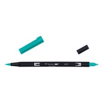 Lot de 6 feutres double pointe pinceau - TOMBOW - ABT Dual Brush Pen - Bleu clair