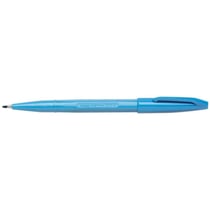 Lot de 12 stylos feutres PentelArts Sign Pen S 520 - Pointe acrylique 1,0 mm - Bleu ciel