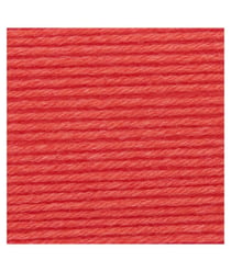 Pelote de laine à chaussettes à tricoter Superba bamboo UNI superwash - Rico Design 009 Orange