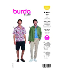 Patron Burda 5842 - Chemises pour hommes du 48 au 58 FR taille n°FR 48-58