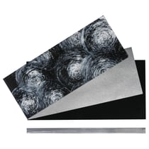Kit: Cire à décorer Deuil, noir / argent, couleurs assorties, 1 Set