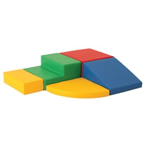 Ensemble blocs en mousse multicolore - IGLU - Jaune