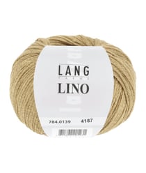 Pelote de lin à tricoter Lino - Lang Yarns 139 Jaune