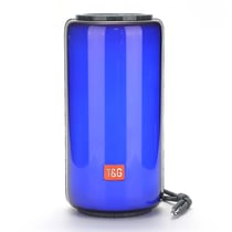 Mini Enceinte Bluetooth 10W Portable LED Lumineuse TWS Autonomie 2H Fonction Mains-Libres Gris YONIS