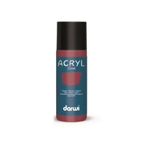 Peinture acrylique - Bordeaux - Tous supports - Opaque - Indélébile - Darwi - 80ml