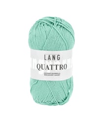 Fil à tricoter 100% coton QUATTRO - Lang Yarns 173 Vert