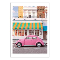 Affiche 30x40 cm - Pink Ride - Gabor Estefan