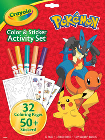 pokémon kit d'activités et couleurs - Crayola