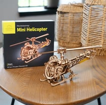 Mini Hélicoptère- Puzzle 3D mécanique Ugears-Models