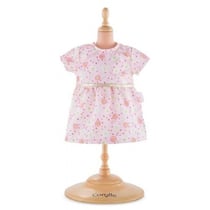 Robe rose poupon 30 cm - habit mon premier corolle - fpp31 (425)