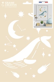 POCHOIR A4 SANS SACHET - COSMOS