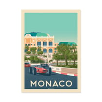 Affiche 30x40 cm - Monaco - Olahoop Travel Posters