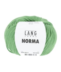 Pelote de coton à tricoter Norma - Lang Yarns 17 Vert