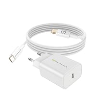 Mayaxess Chargeur Secteur pour Xiaomi 14T Pro 20W + Câble USB-C 1m Blanc