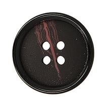 Bouton résine reflet (18mm - reflet rouge)