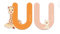 Lettre U Sophie la Girafe - Janod