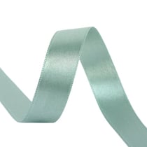 Bobine 40m ruban satin double face fabriqué en France vert kaki clair