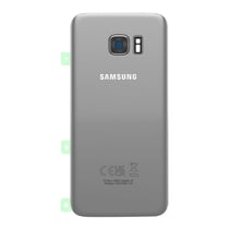 Samsung Cache Batterie Original pour Galaxy S7 edge avec Adhésif Double Face Argent