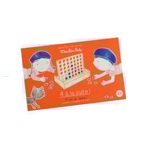 Jeu de stratégie Moulin Roty Jeu de 4 à la suite Aujourd'hui c'est mercredi