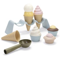Jouet bioplastique - Coffret de cupcake et crème glacée
