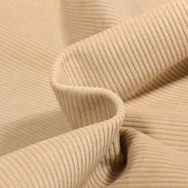 Tissu Velours d'ameublement côtelé Lena Beige
