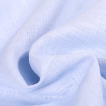 Tissu Ramie Lin uni Bleu ciel