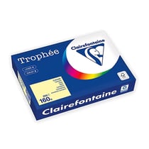 Ramette de papier - A4 - Jaune canari - 160g - Impression - 250 feuilles - Clairefontaine Trophée