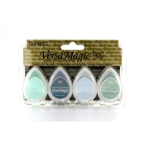 Encreurs créatifs Tsukineko VersaMagic Dew Drop Seashore - Lot de 4 - Multicolore