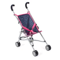 Mini-Buggy ROMA Rose bleu marine avec pois