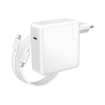 Avizar Chargeur pour MacBook Pro 13'' 2016-2020 USB-C 96W + Câble 1,8m Blanc
