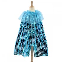 Déguisement - Cape Sequins Galaxia bleue