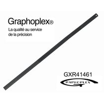 Graphoplex - Réglet acier épais ép = 1mm l = 24mm L = 100cm