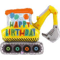 Ballon Aluminium Hélium Géant - Pelleteuse 77 cm