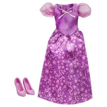 Robe de bal violette - raiponce - habit poupée - accessoire - vêtement poupée mannequin