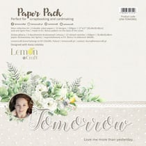 6 papiers scrapbooking 30.5 x 30.5 cm LemonCraft TOMORROW