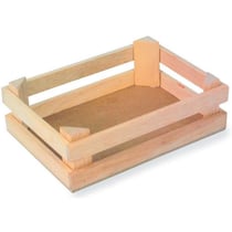 Lot de 3 petites caisses en bois