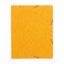 Chemise à élastique sans rabat carte lustrée 350gm2 - A4 - Jaune - x 50 - Exacompta