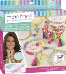 Make it real – Chaine et breloque fluo - Lansay - Noir