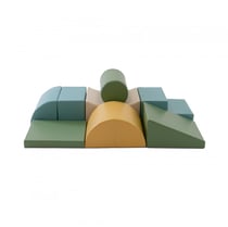 Ensemble blocs Set33 vert jaune - IGLU - Marron