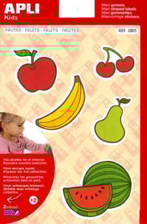 Gommettes MAXI Fruits x 22