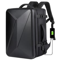 Sac À Dos Ordinateur Grande Capacité Imperméable Avec Port USB Noir YONIS