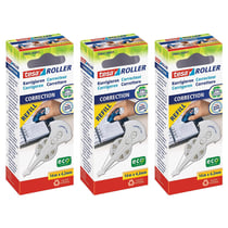 Ruban correcteur TESA - ecoLogo Cassette Refill - Lot de 3 recharges - 4,2 mm x 14 m